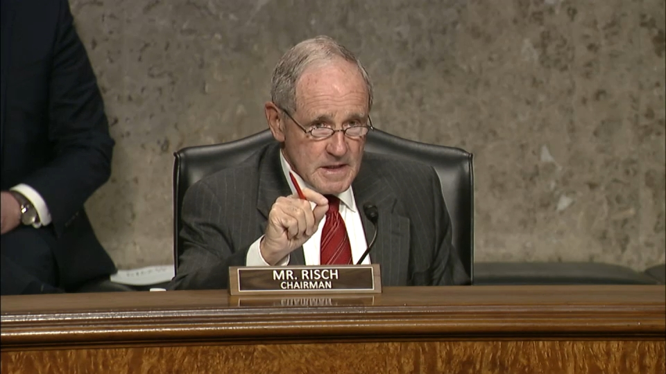 risch in middle east policy meeting